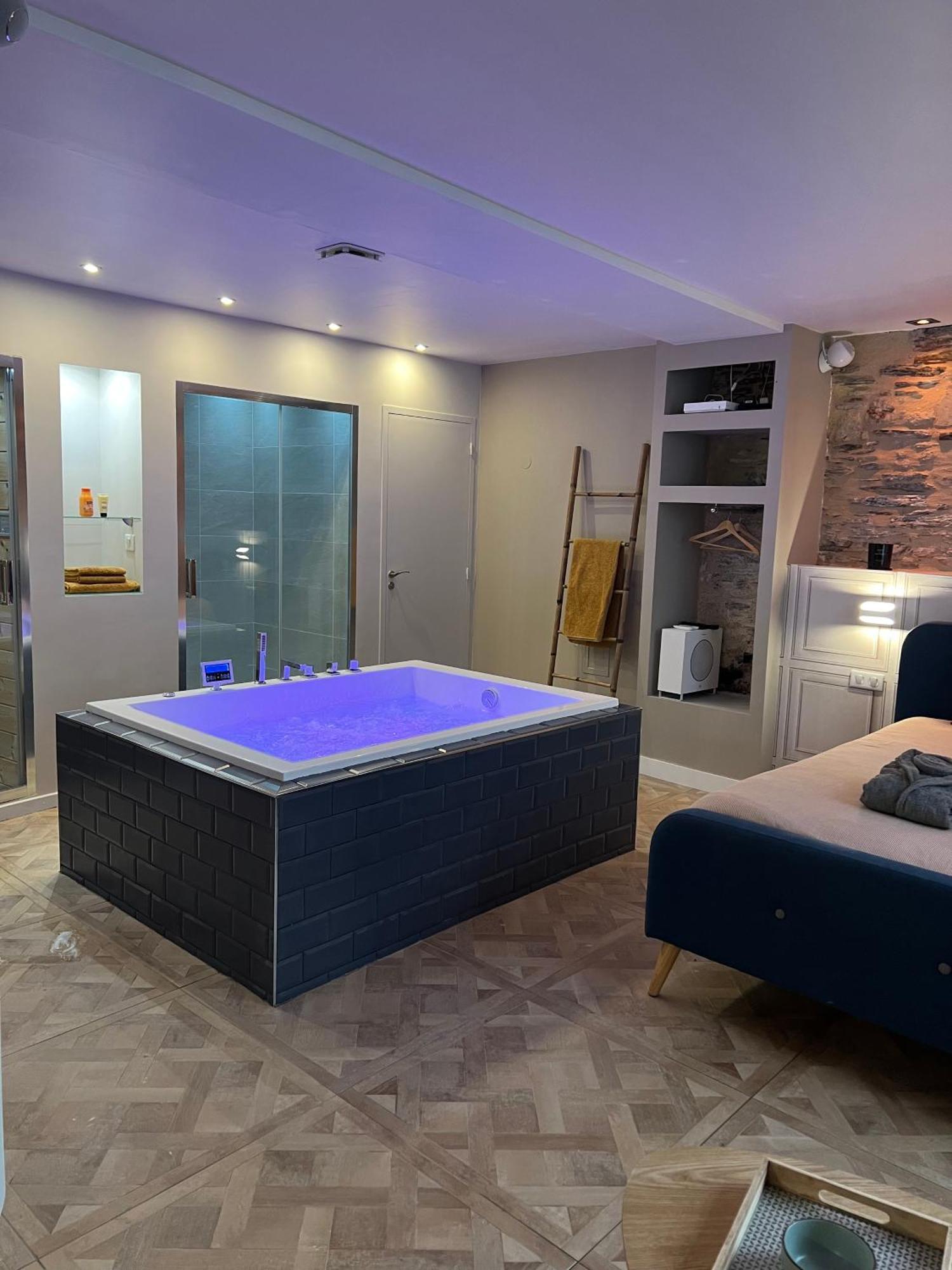 Appartement Avec Jacuzzi Sauna & Home Cinema - Nid D'Angers Extérieur photo