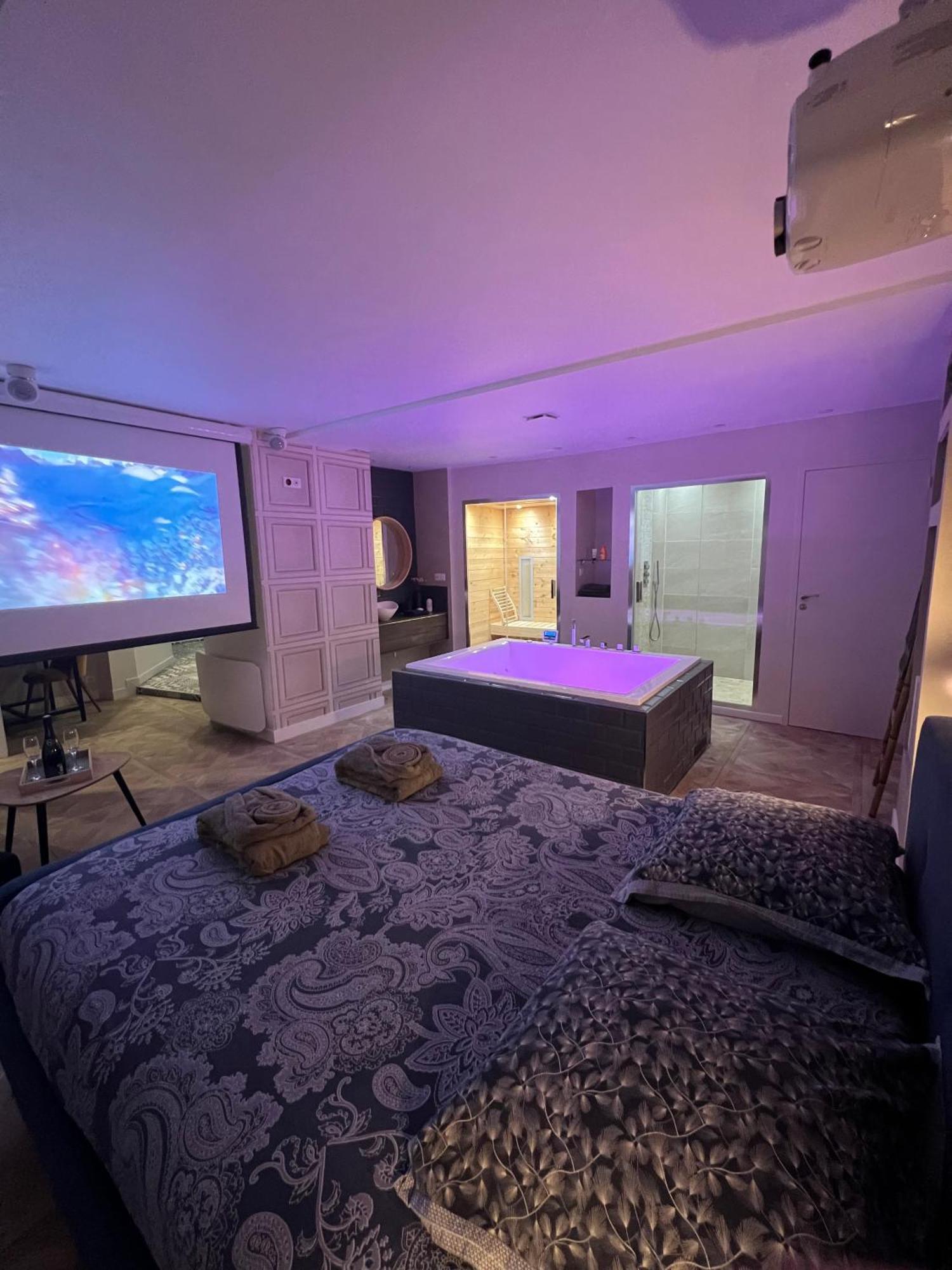Appartement Avec Jacuzzi Sauna & Home Cinema - Nid D'Angers Extérieur photo