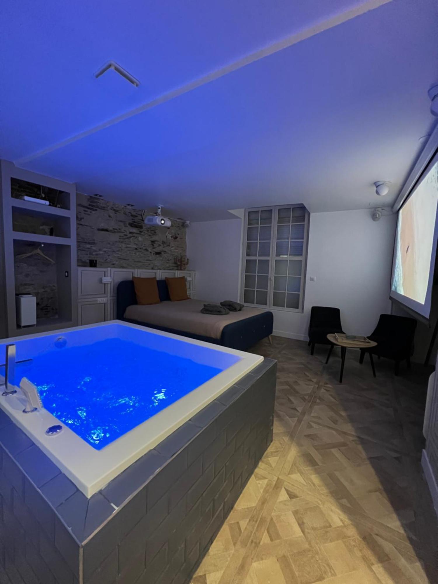Appartement Avec Jacuzzi Sauna & Home Cinema - Nid D'Angers Extérieur photo