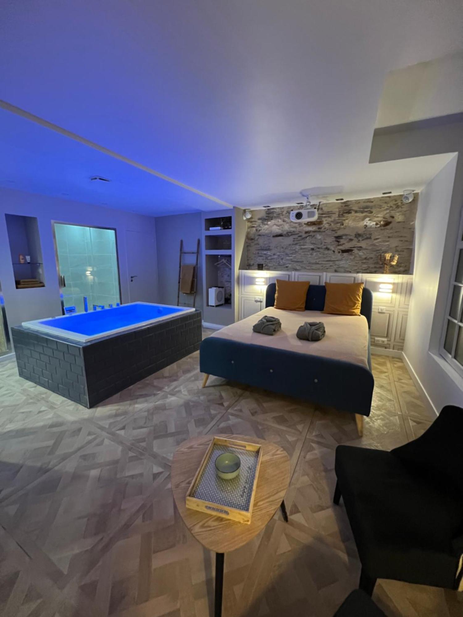 Appartement Avec Jacuzzi Sauna & Home Cinema - Nid D'Angers Extérieur photo