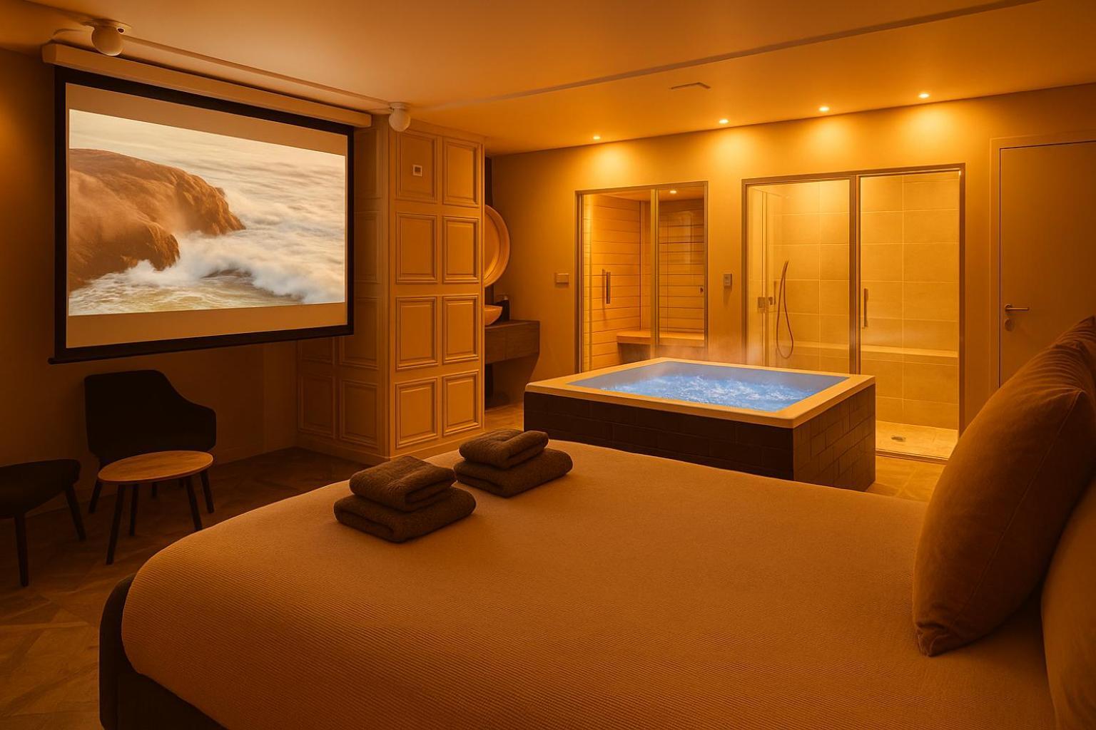 Appartement Avec Jacuzzi Sauna & Home Cinema - Nid D'Angers Extérieur photo